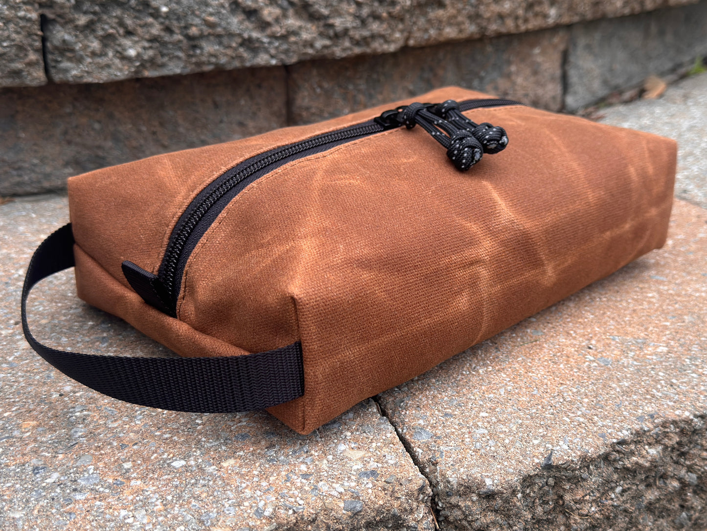 Rugged Waxed Canvas Pouch – American-Made EDC Organizer for Hiking, Camping & Survival
