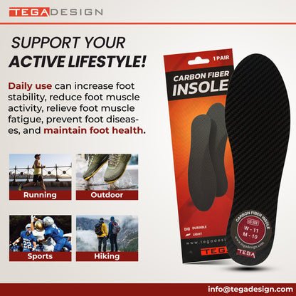 Semi-Rigid Carbon Fiber Insole (1.1 mm)