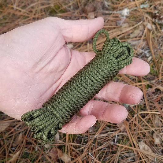 Type III Mil-Spec 550 Paracord - 25-ft "Quick Deploy" Hank