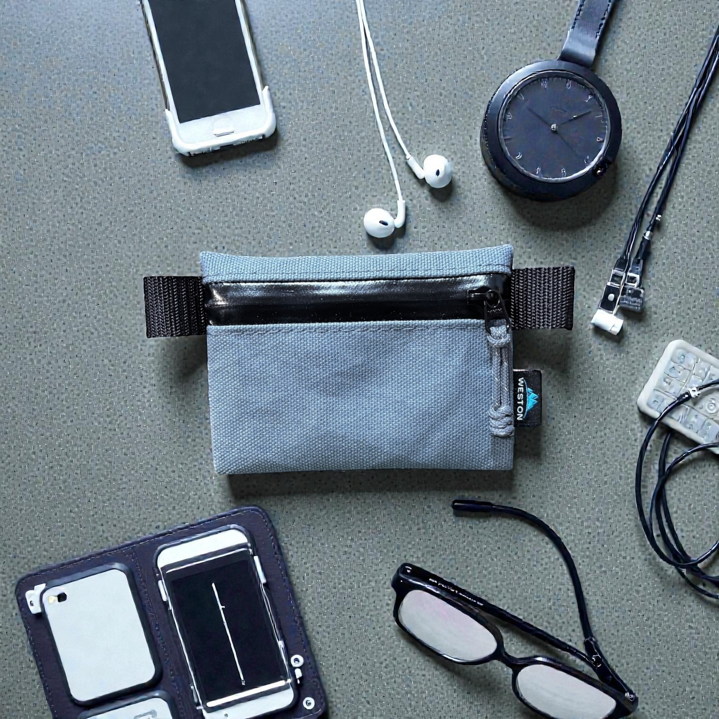 XPac Flat Pouch With RFID Lining – Ultralight Travel & EDC Organizer