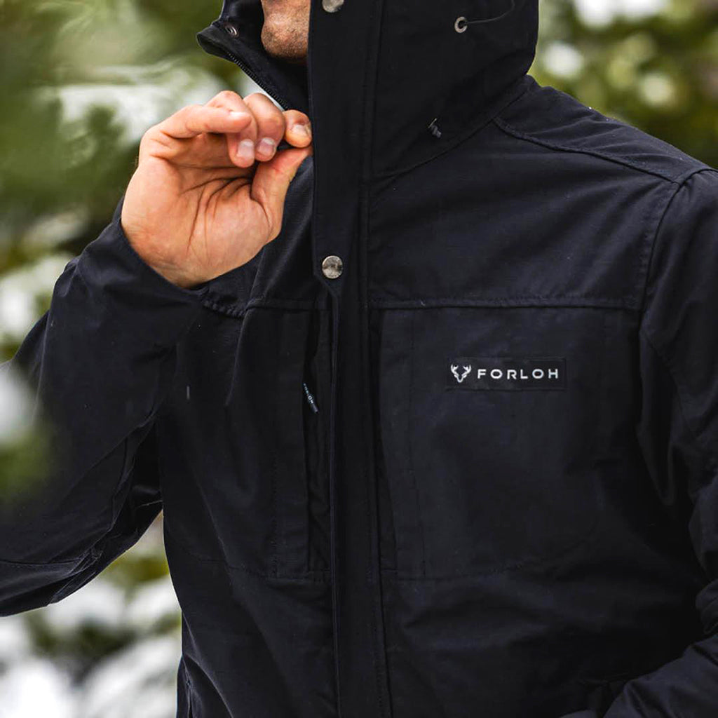 Men's Brush to Mountain Waxed Cotton Jacket