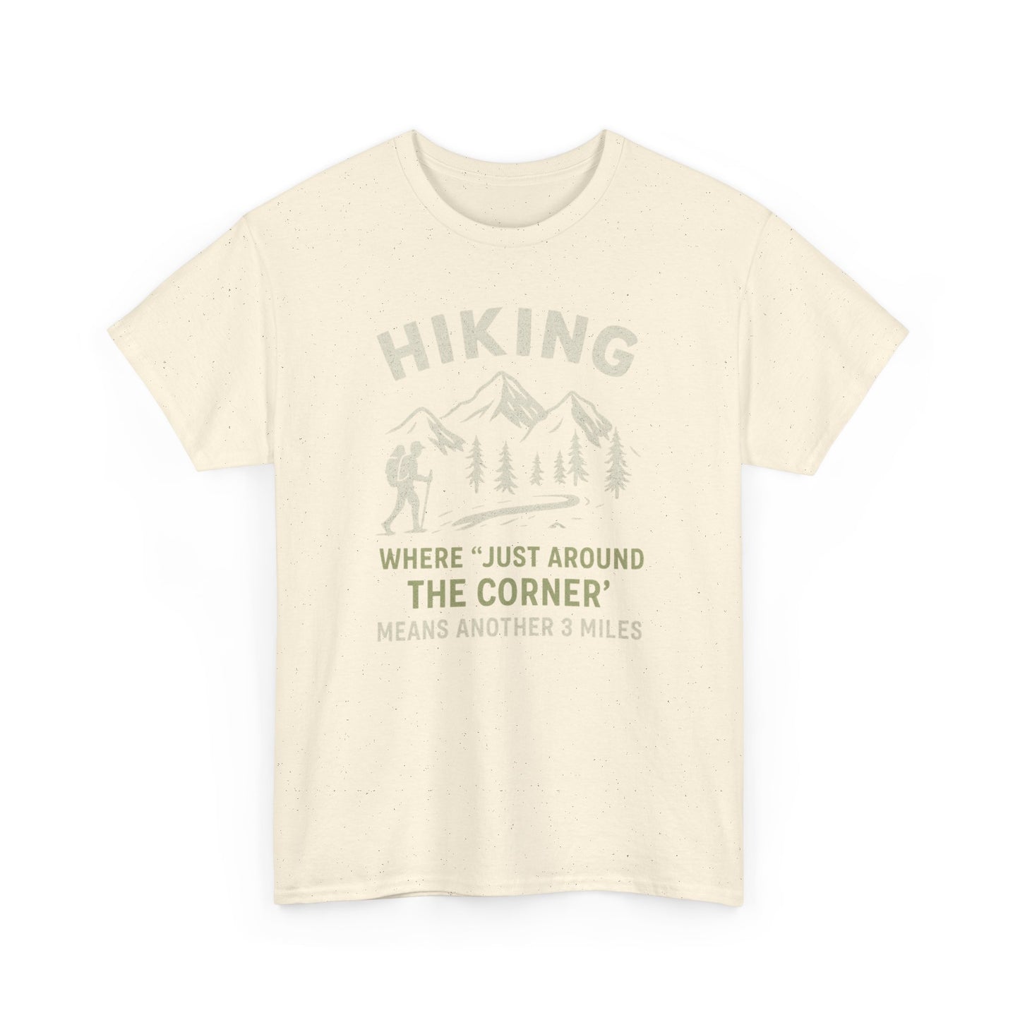 Unisex Heavy Cotton Adventure Tee – Outdoor Hiking Shirt, Sustainable Eco-Friendly T-Shirt for Nature Lovers & Everyday Wear