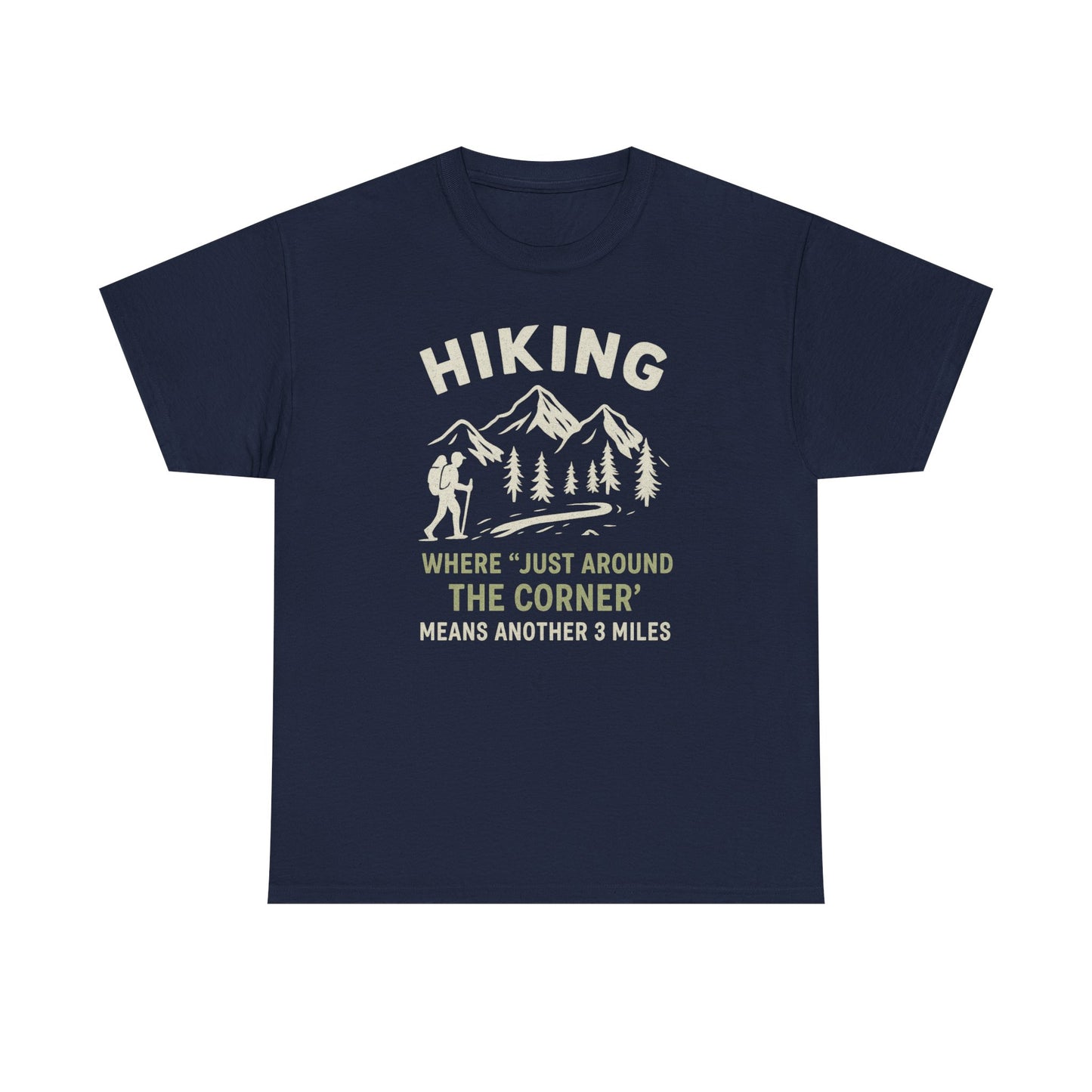 Unisex Heavy Cotton Adventure Tee – Outdoor Hiking Shirt, Sustainable Eco-Friendly T-Shirt for Nature Lovers & Everyday Wear