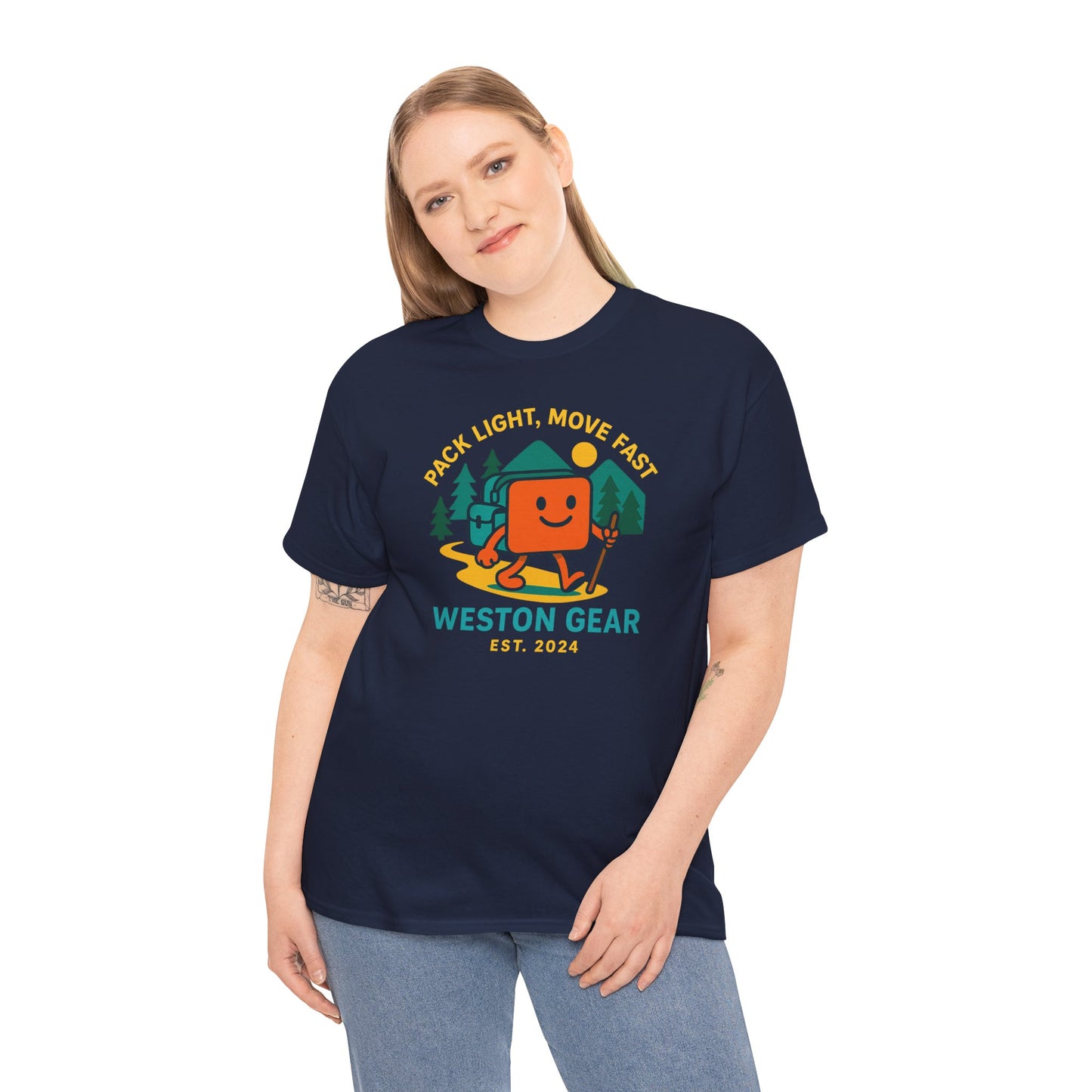 Adventurous Spirit Tee | Outdoor Hiking T-Shirt, Unisex Cotton Shirt, Gift for Nature Lovers, Camping Apparel, Cute Graphic Tee