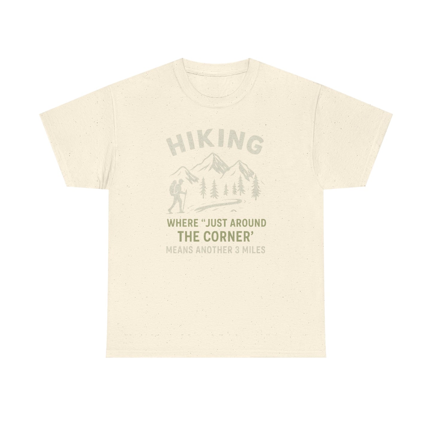 Unisex Heavy Cotton Adventure Tee – Outdoor Hiking Shirt, Sustainable Eco-Friendly T-Shirt for Nature Lovers & Everyday Wear