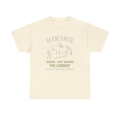 Unisex Heavy Cotton Adventure Tee – Outdoor Hiking Shirt, Sustainable Eco-Friendly T-Shirt for Nature Lovers & Everyday Wear