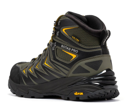 Botas Pro Metallic Green 6 Inch Waterproof Hiking Boots with VIBRAM® Traction Lug Outsole  BP22111