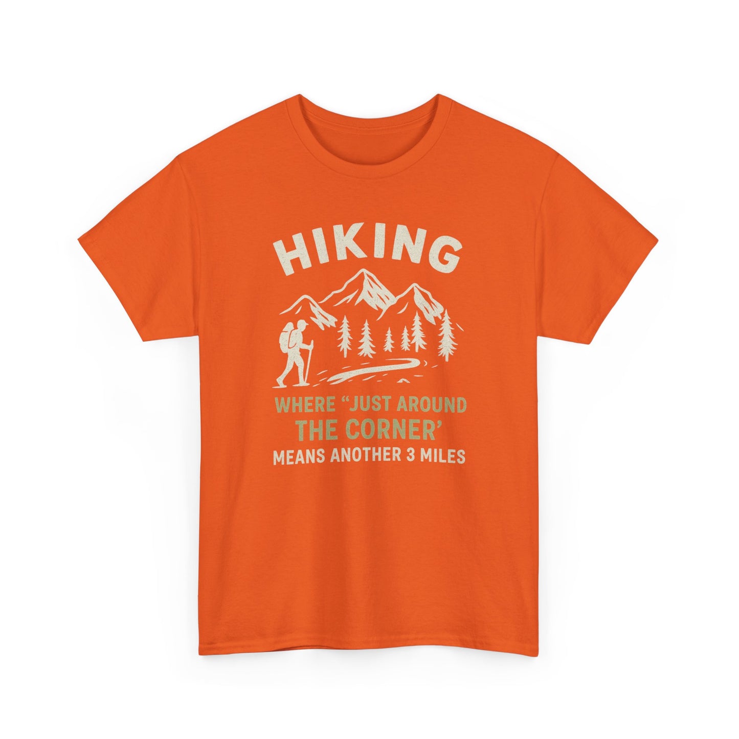 Unisex Heavy Cotton Adventure Tee – Outdoor Hiking Shirt, Sustainable Eco-Friendly T-Shirt for Nature Lovers & Everyday Wear