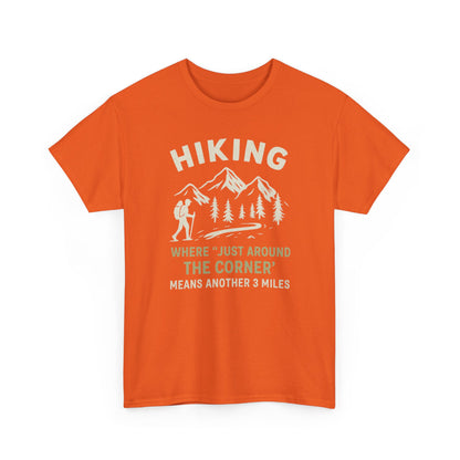 Unisex Heavy Cotton Adventure Tee – Outdoor Hiking Shirt, Sustainable Eco-Friendly T-Shirt for Nature Lovers & Everyday Wear