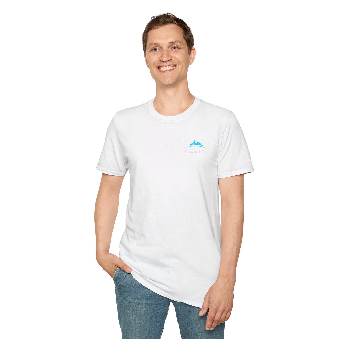 Weston Gear Logo T-Shirt | Softstyle Unisex Tee for Hikers, Campers & Outdoor Adventurers – Comfortable Everyday Wear