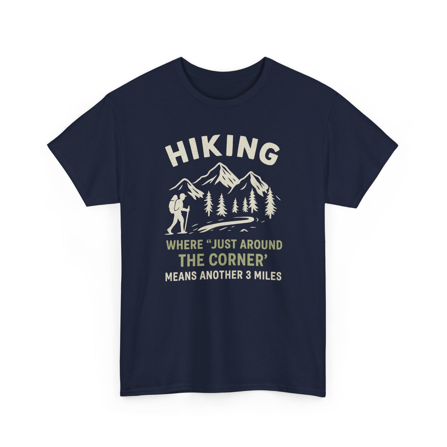 Unisex Heavy Cotton Adventure Tee – Outdoor Hiking Shirt, Sustainable Eco-Friendly T-Shirt for Nature Lovers & Everyday Wear