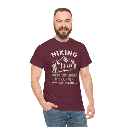 Unisex Heavy Cotton Adventure Tee – Outdoor Hiking Shirt, Sustainable Eco-Friendly T-Shirt for Nature Lovers & Everyday Wear