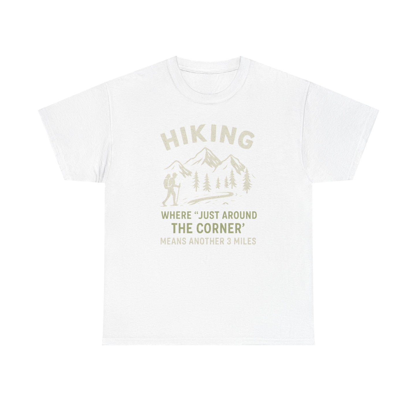 Unisex Heavy Cotton Adventure Tee – Outdoor Hiking Shirt, Sustainable Eco-Friendly T-Shirt for Nature Lovers & Everyday Wear