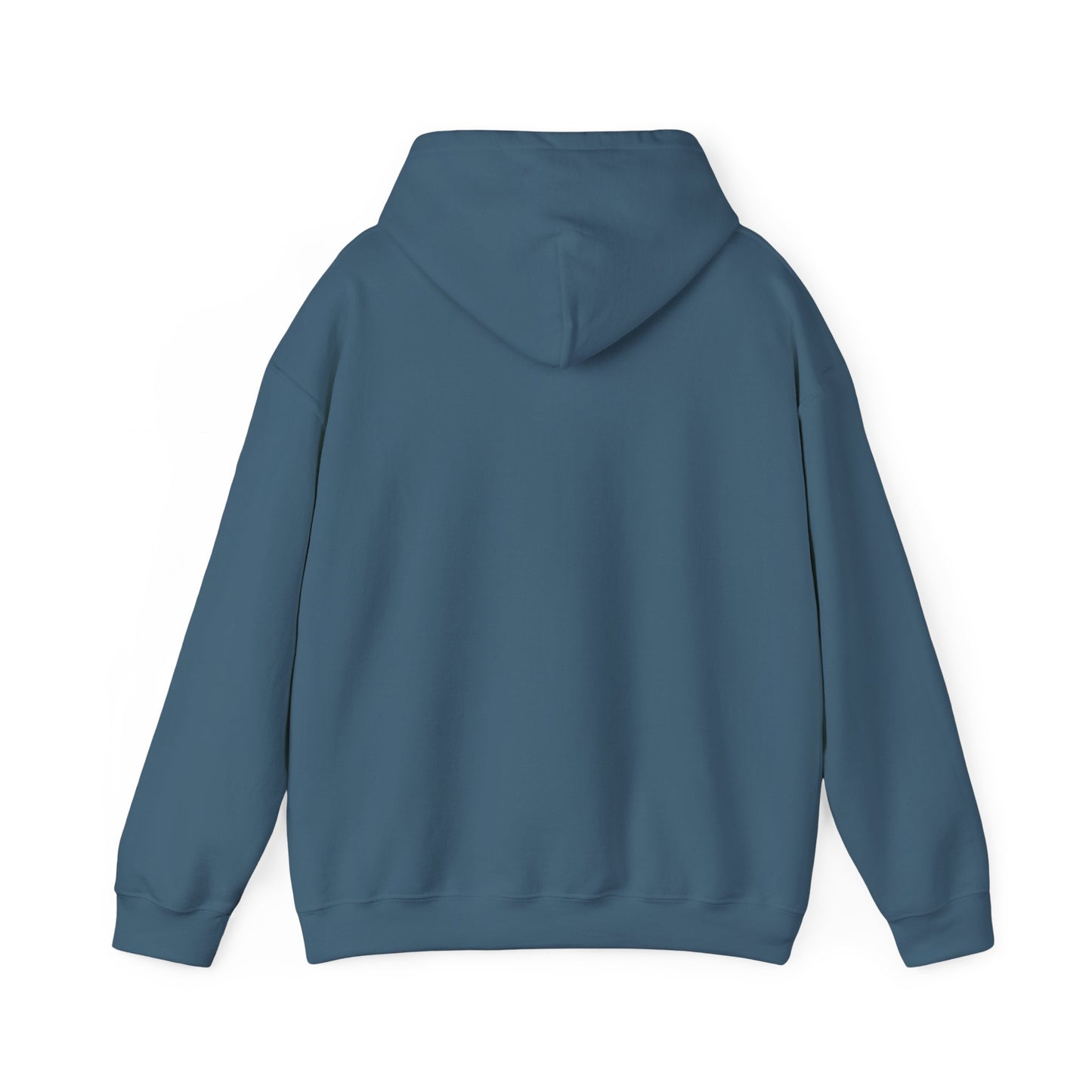 Melting Sunshine Hoodie, Bright Orange Yellow Blue Logo Sweatshirt, Unisex Pullover Jumper, Warm Winter Top, Cozy Hooded Sweater, Men Women