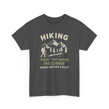Unisex Heavy Cotton Adventure Tee – Outdoor Hiking Shirt, Sustainable Eco-Friendly T-Shirt for Nature Lovers & Everyday Wear