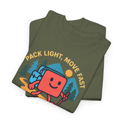 Weston Gear Boxy Hiking T-Shirt – Adventure Ready Unisex Heavy Cotton Tee | Outdoor Camping Graphic Shirt | Gift for Explorers