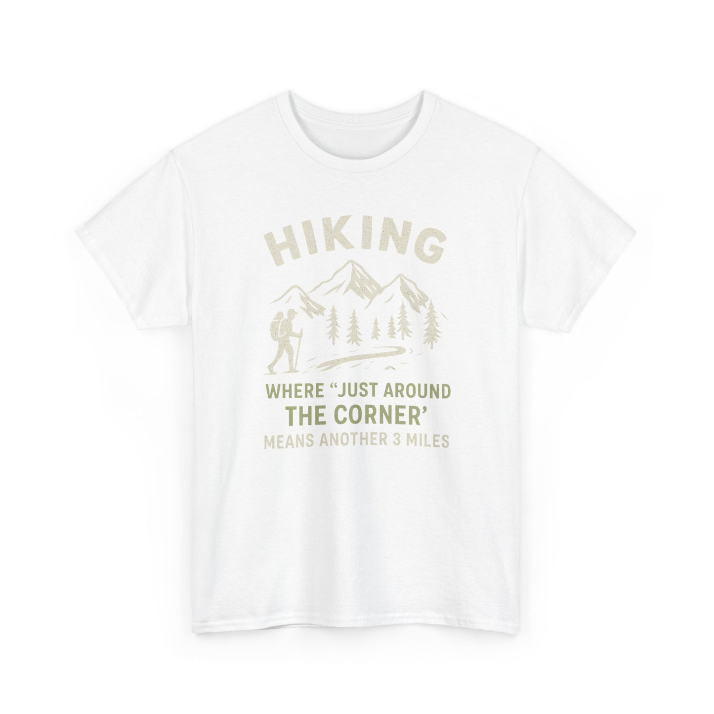 Unisex Heavy Cotton Adventure Tee – Outdoor Hiking Shirt, Sustainable Eco-Friendly T-Shirt for Nature Lovers & Everyday Wear