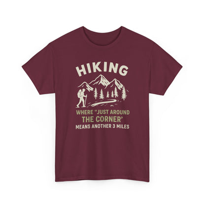Unisex Heavy Cotton Adventure Tee – Outdoor Hiking Shirt, Sustainable Eco-Friendly T-Shirt for Nature Lovers & Everyday Wear