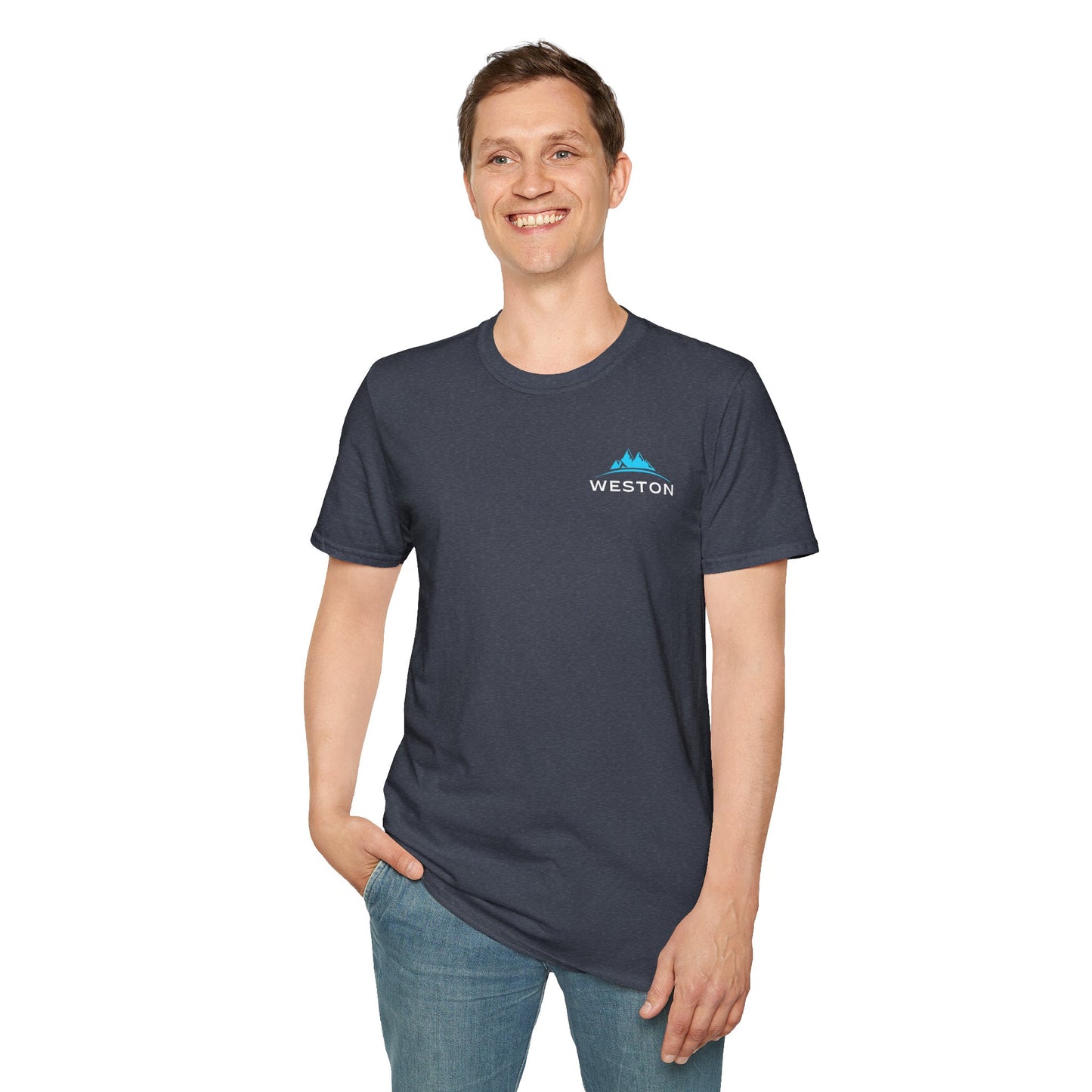 Weston Gear Logo T-Shirt | Softstyle Unisex Tee for Hikers, Campers & Outdoor Adventurers – Comfortable Everyday Wear
