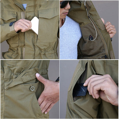 Men's Tactical Windbreaker Jacket for Outdoor Adventures