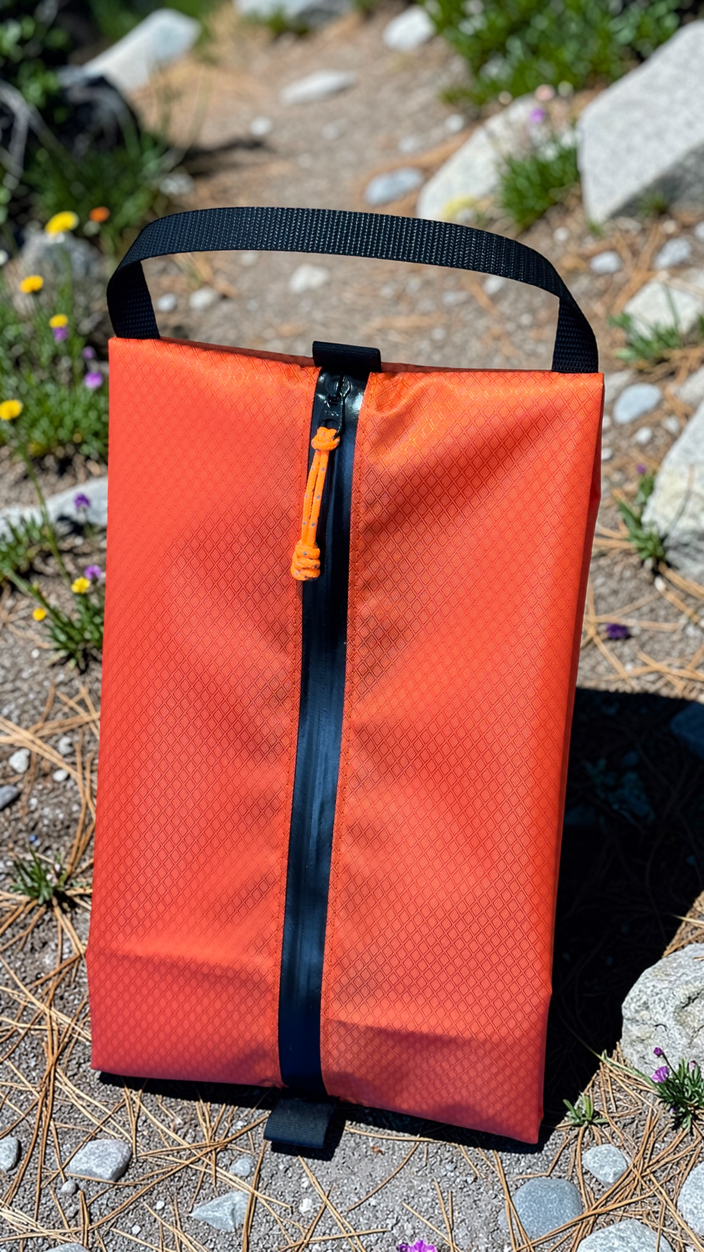 Ultralight Ripstop Nylon Ditty Bag - Expandable Toiletry Kits for Backpacking, Hiking & EDC