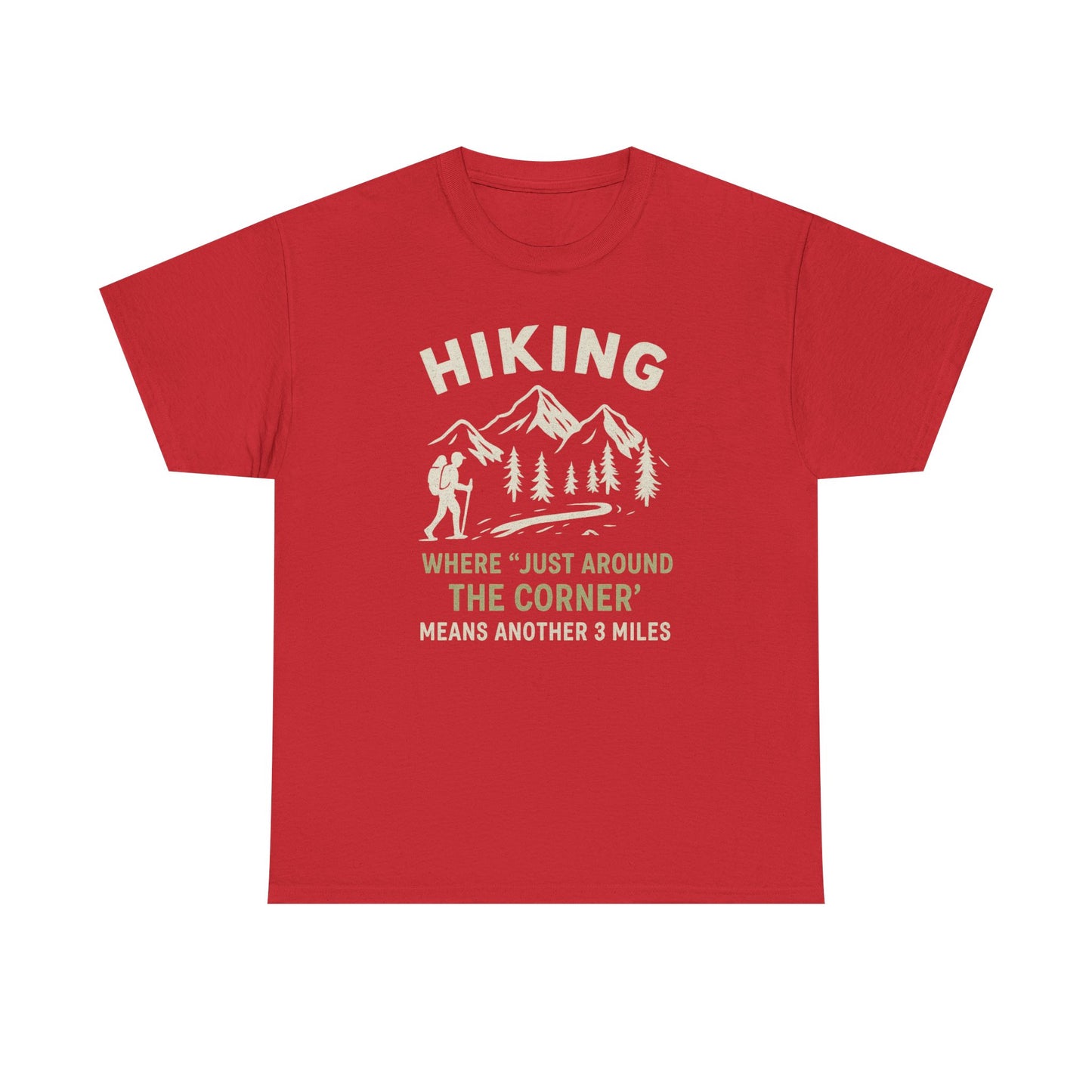 Unisex Heavy Cotton Adventure Tee – Outdoor Hiking Shirt, Sustainable Eco-Friendly T-Shirt for Nature Lovers & Everyday Wear