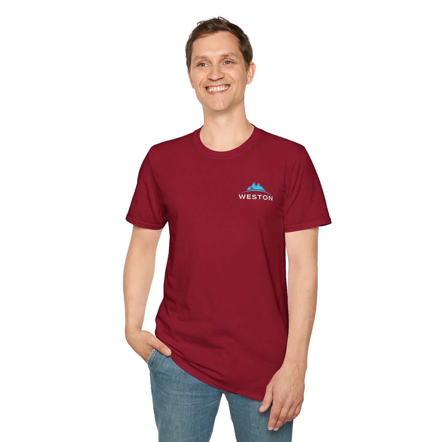 Weston Gear Logo T-Shirt | Softstyle Unisex Tee for Hikers, Campers & Outdoor Adventurers – Comfortable Everyday Wear