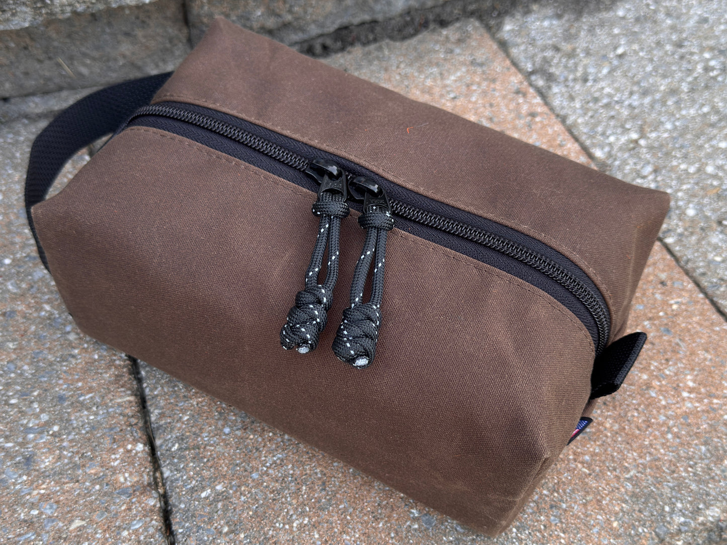 Rugged Waxed Canvas Pouch – American-Made EDC Organizer for Hiking, Camping & Survival