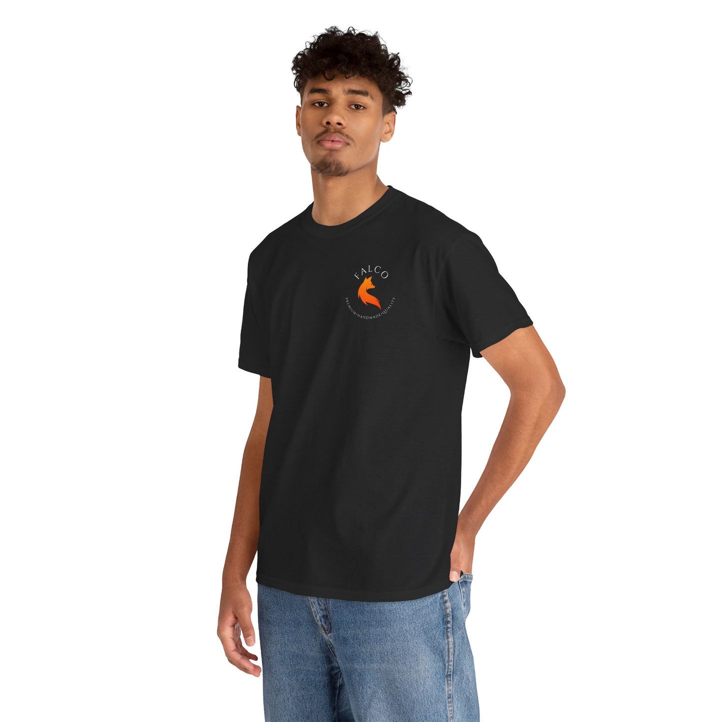 Copy of Stylish Unisex Heavy Cotton Tee with Cool Fox Design - Perfect for Casual Wear, Gift, Everyday Comfort, and Nature Lovers