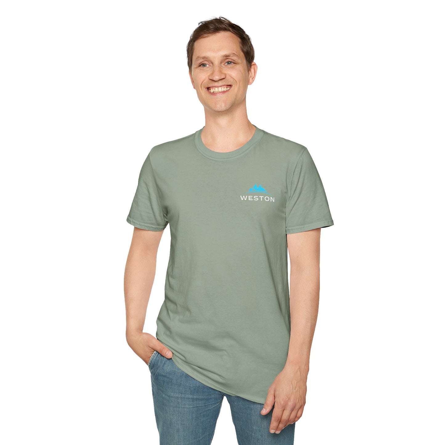 Weston Gear Logo T-Shirt | Softstyle Unisex Tee for Hikers, Campers & Outdoor Adventurers – Comfortable Everyday Wear
