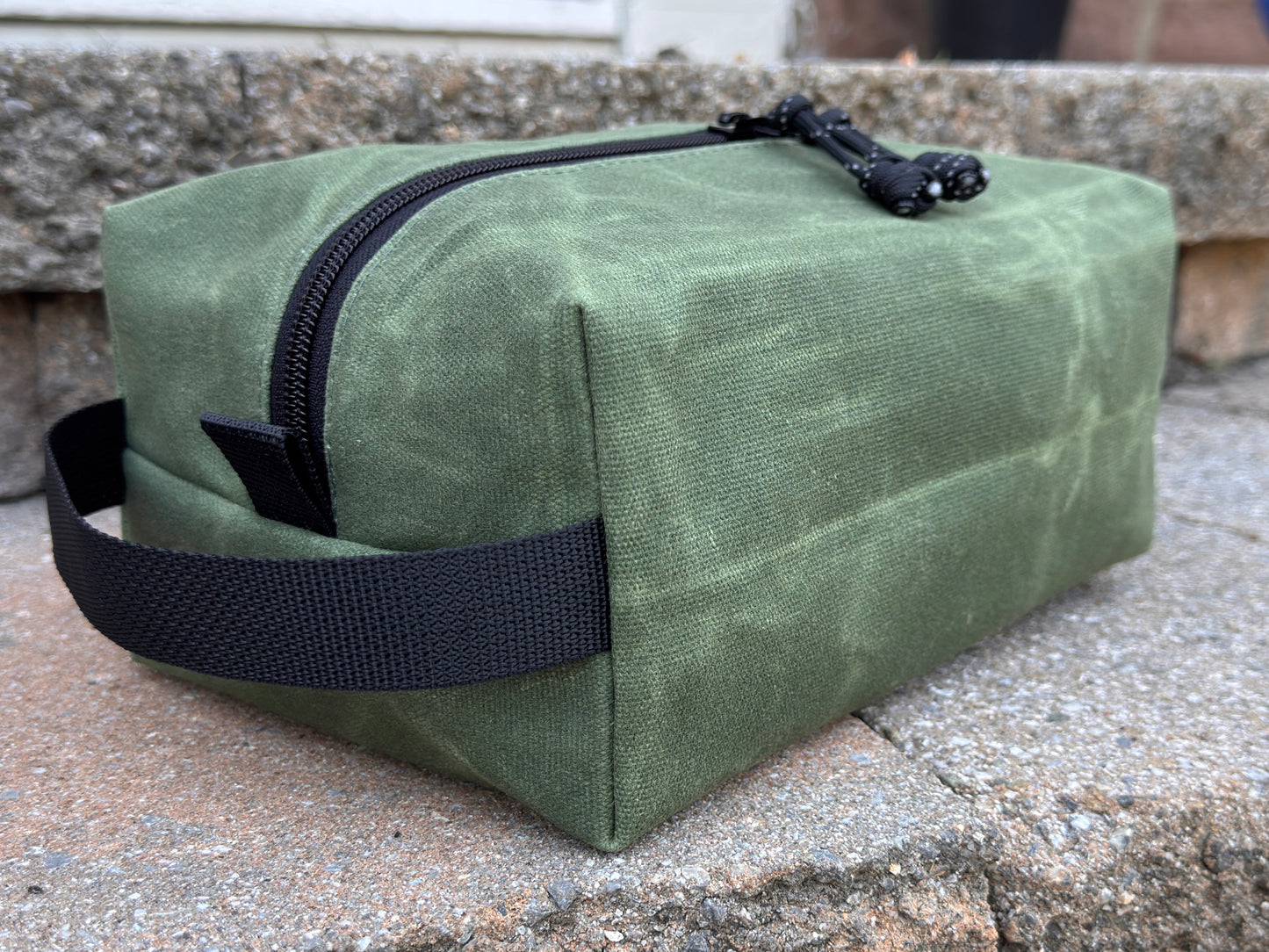 Rugged Waxed Canvas Pouch – American-Made EDC Organizer for Hiking, Camping & Survival