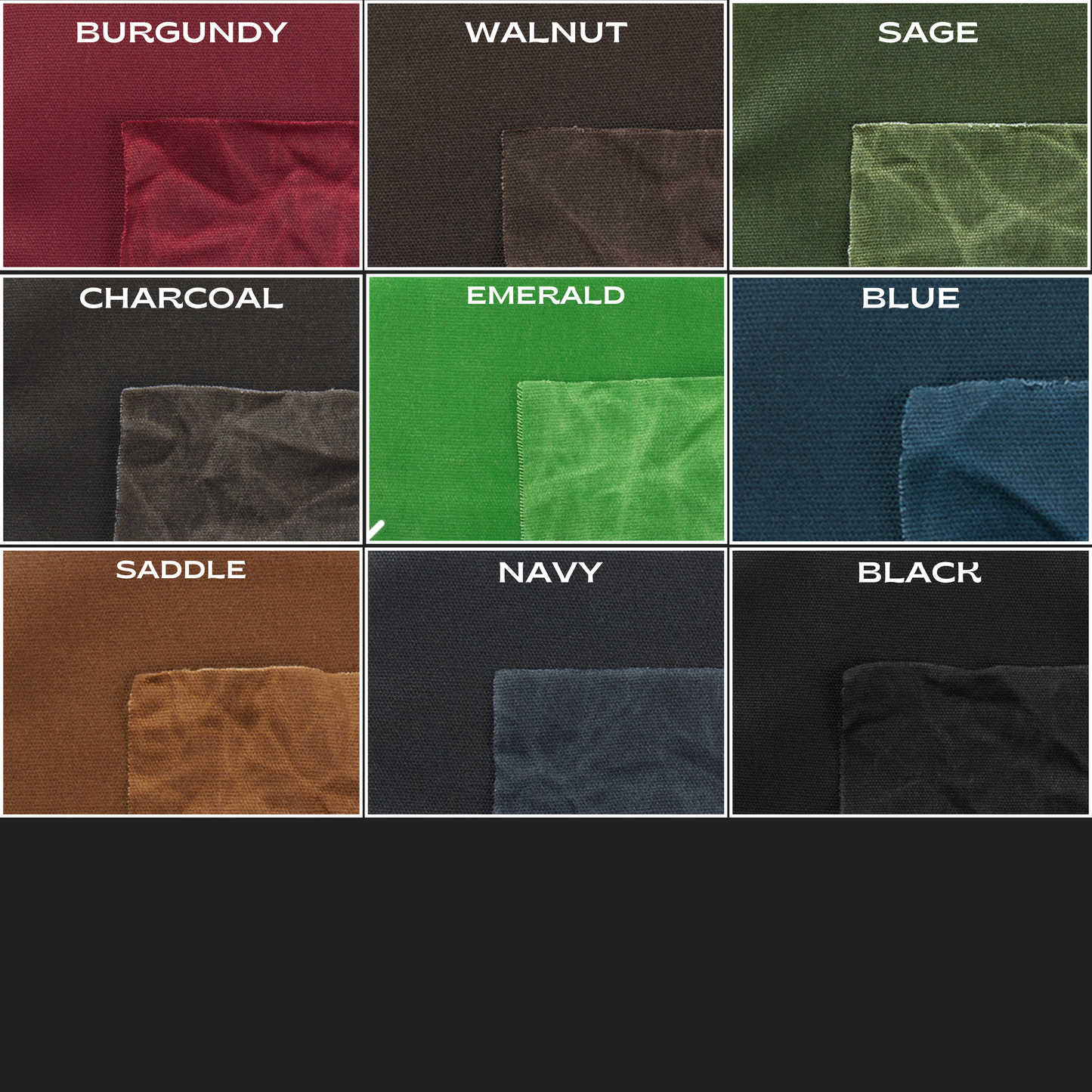 Rugged Waxed Canvas Pouch – American-Made EDC Organizer for Hiking, Camping & Survival