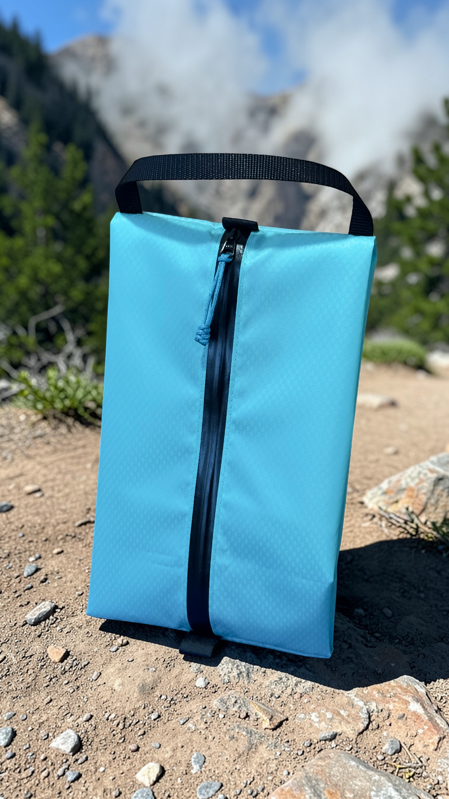 Ultralight Ripstop Nylon Ditty Bag - Expandable Toiletry Kits for Backpacking, Hiking & EDC