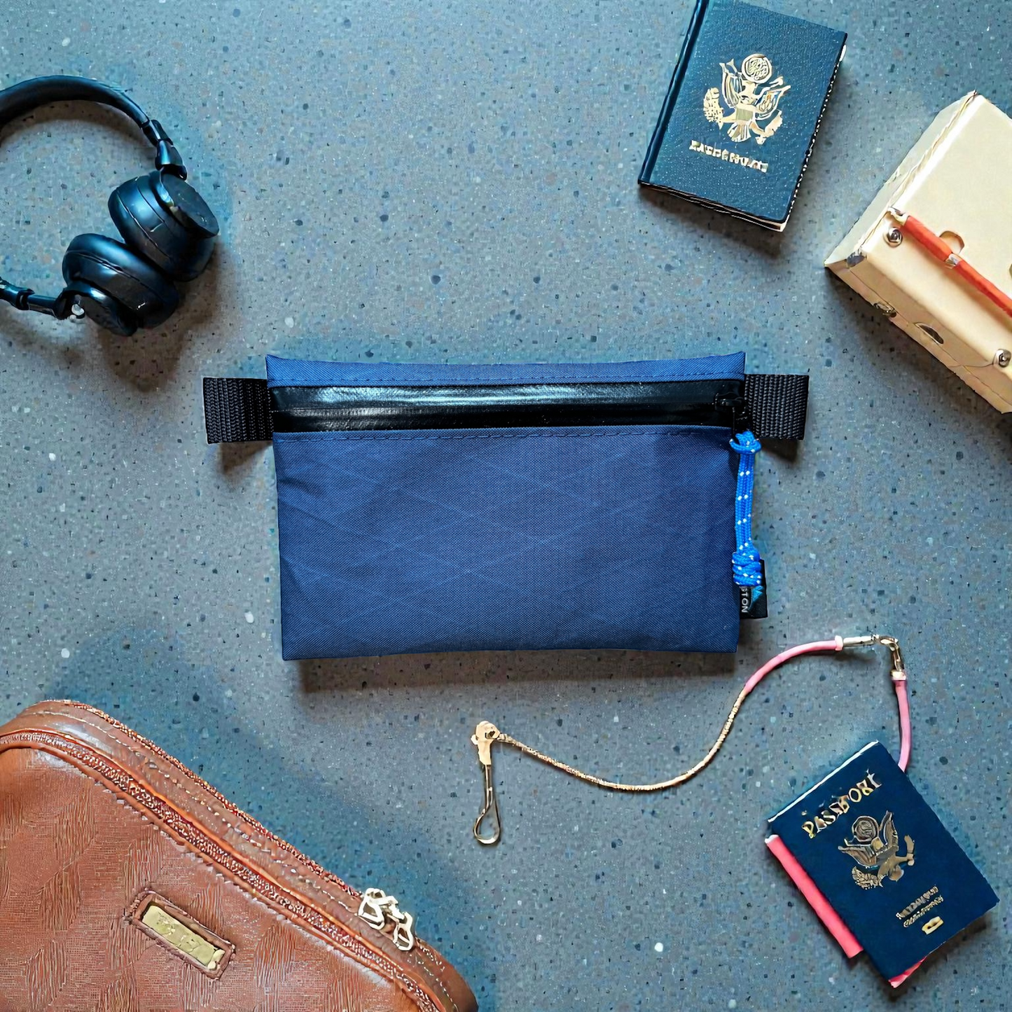 XPac Flat Pouch With RFID Lining – Ultralight Travel & EDC Organizer