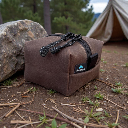 Waxed Canvas Trangia Spirit Burner Case – Rugged & Classic Fire Kit Pouch
