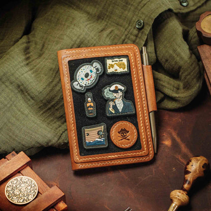 Pirate Goods Quartermaster v2 – Leather Passport Wallet with Velcro