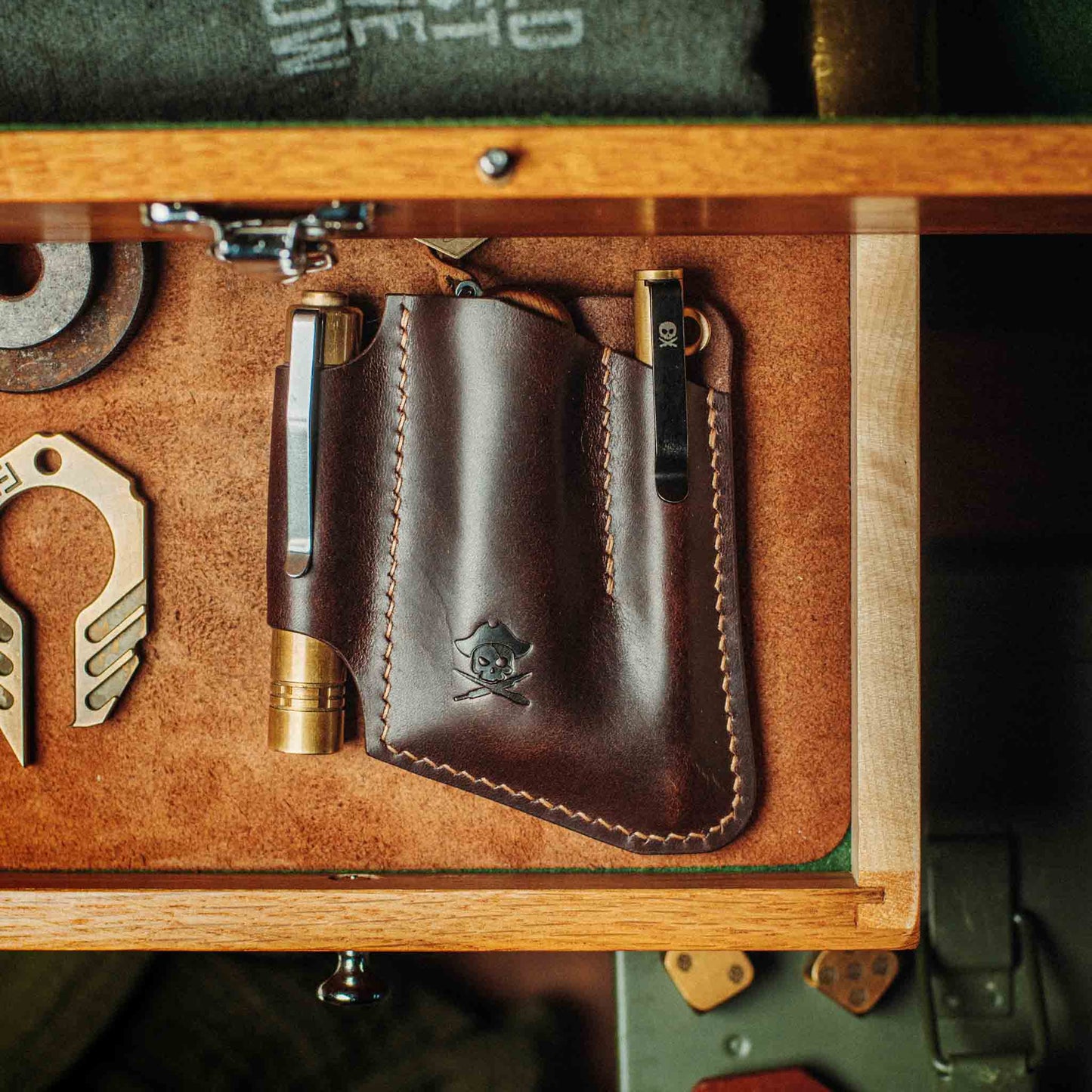 Pirate Goods First Mate v3 Pocket Organizer – Leather EDC Pocket Carrier
