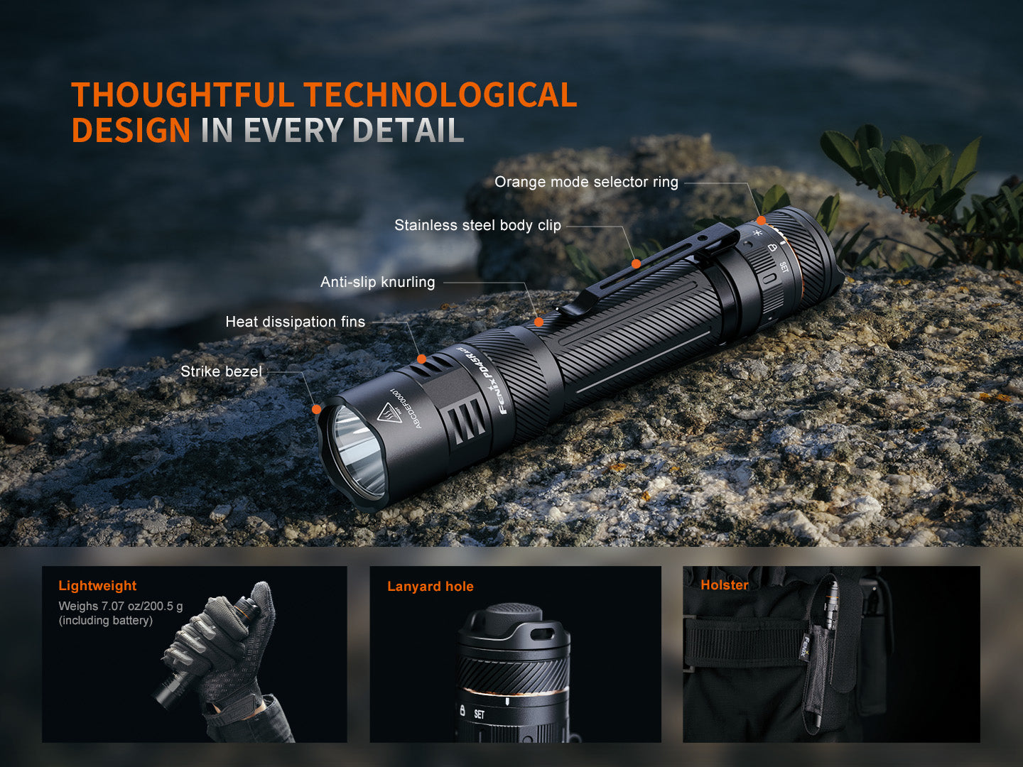 Fenix PD45R ACE Multi-Mode Tactical Flashlight