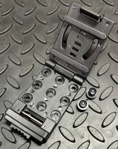 Universal fold over belt attachment for kydex sheath (Includes hardware)