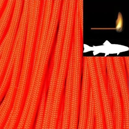 Enhanced "Fish & Fire" Emergency Survival Paracord - Easy to Handle "Quick Deploy" Speed Hank