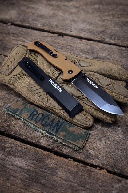 ROGUE Folding Knife-Gen 1 (Coyote/Black)