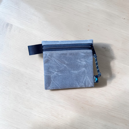 Waxed Canvas Zipper Pouch, Rugged EDC Wallets & Bushcraft Gear Organizers Bult to Last