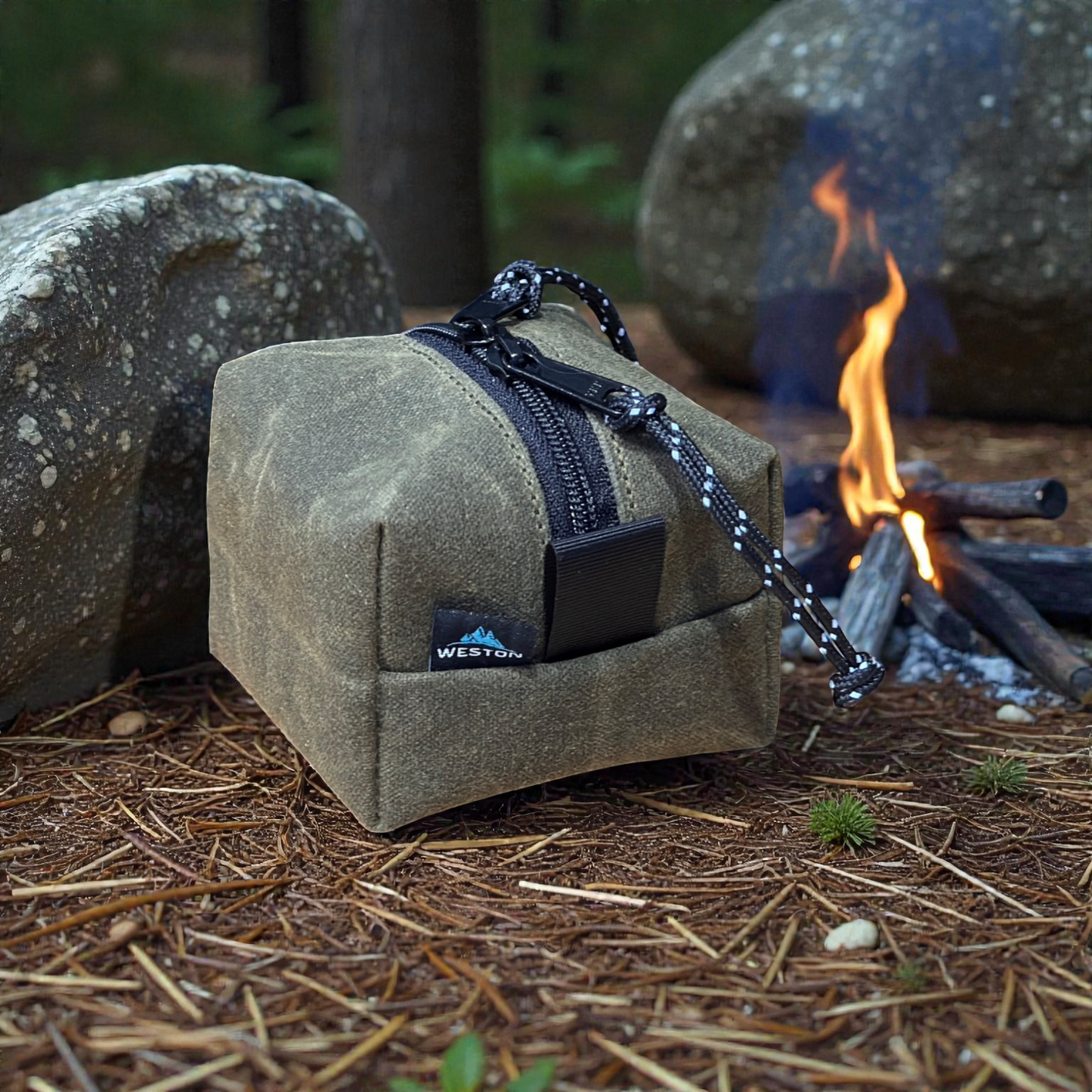 Waxed Canvas Trangia Spirit Burner Case – Rugged & Classic Fire Kit Pouch