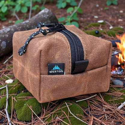 Waxed Canvas Trangia Spirit Burner Case – Rugged & Classic Fire Kit Pouch