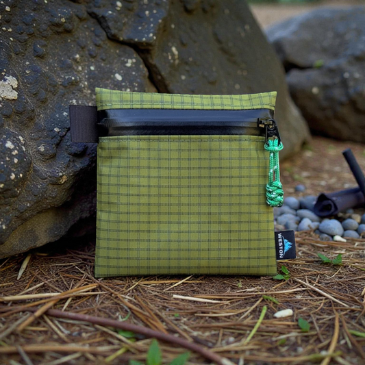 Ultralight Weatherproof Zipper Flat Pouch – Ascent Series Minimalist Trail & Travel Organizer