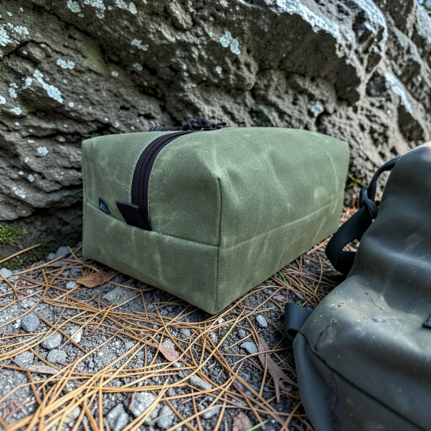 Rugged Waxed Canvas Pouch – American-Made EDC Organizer for Hiking, Camping & Survival