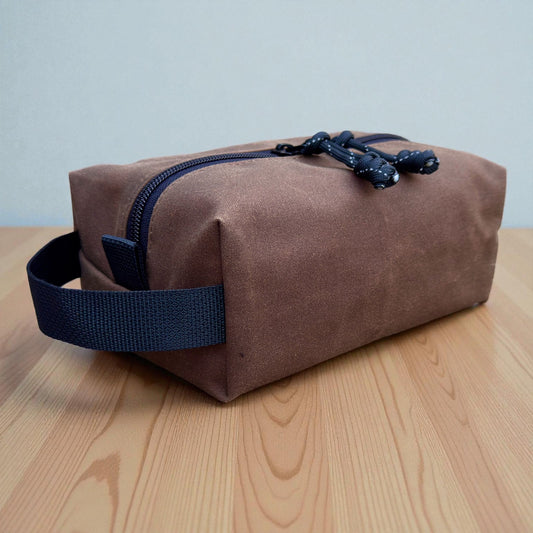 Rugged Waxed Canvas Pouch – American-Made EDC Organizer for Hiking, Camping & Survival