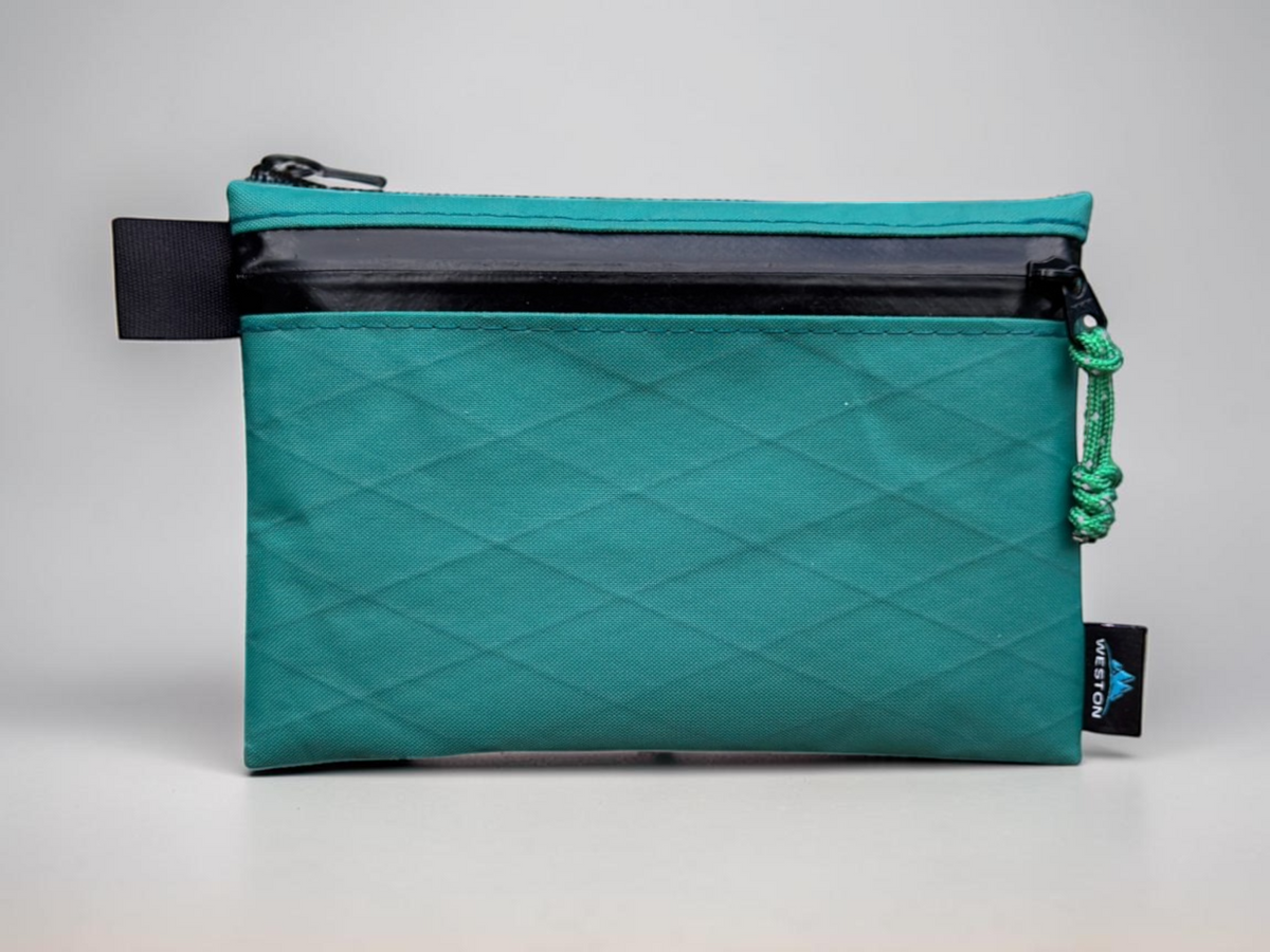Ascent Series Compact X-Pac Zip Pouch – Ultralight EDC Wallet, Travel Organizer & Minimalist Backpacking Essential