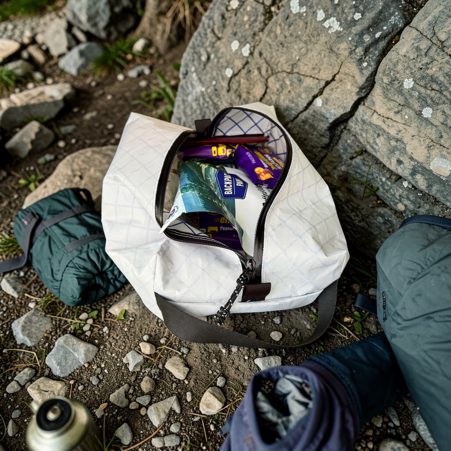 Summit Rations Bag – 8x5x3 Ultralight Xpac Gear Organizer | Hiking, Backpacking, Travel & EDC Pouch