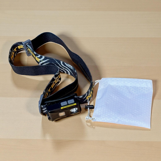 Ultralight Lantern Diffuser Bag – Converts Headlamp to Tent Light, Built for the Trail